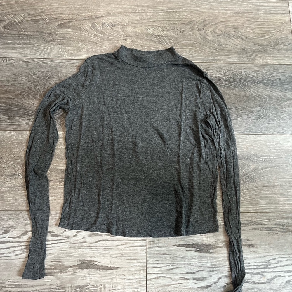 Zara Gray mock neck S